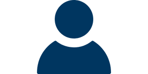graphic of a blue silhouette